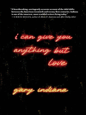 cover image of I Can Give You Anything But Love
